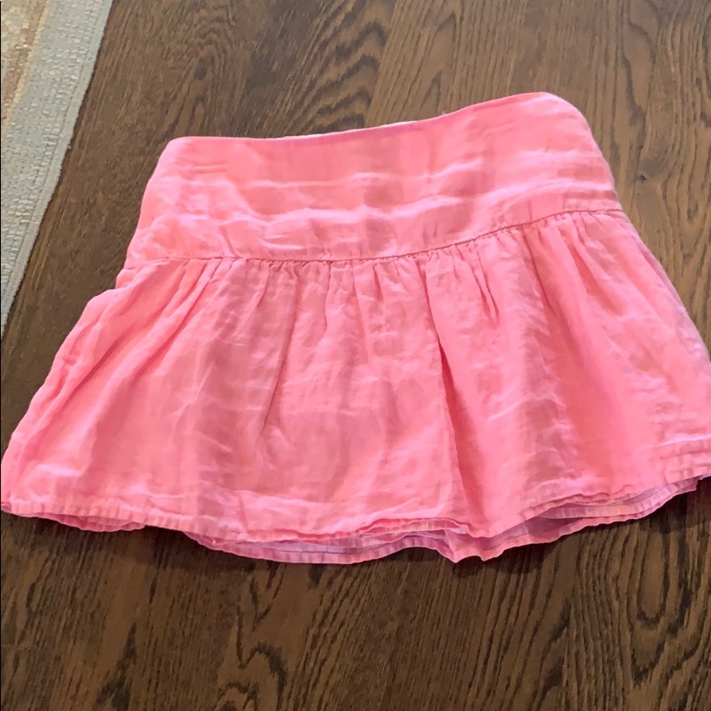 Vineyard Vines Women’s Pink Linen Mini Skirt